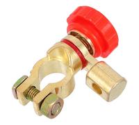 DINHEAROM Copper Car Battery Terminal Connector Clamp Quick Release Top Post Battery Terminal Clamp for Automotive Heavy Duty Design Easy Install for Various Vehicle Models