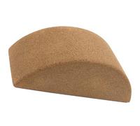 DINHEAROM Cork Yoga Block Half Moon Shape Non-slip Balance Support for Core Muscle Training Pilates and Home Exercise Fitness Accessory