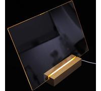 DINHEAROM Desktop Writing Acrylic Board Memo Board Portable Convenient to Write Lightweight Stylish Decorative Design for Home Desktop Decoration