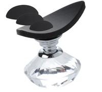 DINHEAROM Diamond Handle Eyeshadow Stamp Lazy Makeup Tool with Silicone Stamps for Instant Glitter Eyeshadow Application Portable for Women