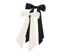 DINHEAROM Double Layer Bow Hair Clips 2pcs Large Bowknot Ribbon Barrette Hair Accessories for Women Delicate Design for Daily Wear and Special Occasions