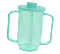 DINHEAROM Drinking Cups for Elderly Non Spill Liquid Diet Cup Plastic Inclined Mouth Reusable Choking-Proof for Maternity Bedridden Patients Easy to Carry