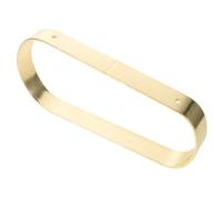 DINHEAROM Ergonomic Golden Iron Nail Arm Rest Stand with Thickened Oval Bracket Legs, Curved Shape for Universal Fit, for Salon and DIY Manicure Use