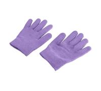 DINHEAROM Essential Oil Mittens Skin Care Gloves Outer Cotton Yarn and Inner Moisturizing Gel for Nourishing and Preventing Dry Hands, Purple Beauty Treatment Gloves for Adults,
