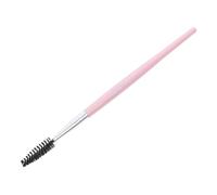 DINHEAROM Eyelash and Eyebrow Brush, Single Pink Makeup Lash Comb Tool Soft Bristles, Professional Eye Makeup Accessory for Precise Brow Grooming and Lash Separation