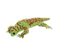 DINHEAROM Filled Plush Lizard Cat Toy Interactive Chew Toy for Teeth Cleaning Soft Catnip Kicker Realistic Sounds for Indoor Cats and Playful Kittens