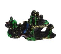 DINHEAROM Fish Tank Cave Decoration Traditional Chinese Rockery Aquarium Ornament Suitable for Various Tank Intricate Resin Design for and Crab Aquariums