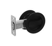 DINHEAROM Flush Pull Recessed Handle Door Lock with Ring Latch for Sliding Doors Security Lock for Bathroom Bedroom Hotel Privacy Smooth Operation and Modern Design