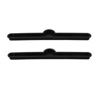 DINHEAROM Folding Table Slot Rail, Table Edge Slot, 29.7cm, Plastic, Black, Steady Tabletop Support, for Tablet and Books, Home Office Desk Groove Applications
