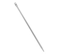 DINHEAROM Galvanized Grounding Rod for Electric Fences and Communication Facilities, 19.65" Iron Earth Rod with Excellent Conductivity and Reliable Grounding Protection for Construction