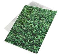 DINHEAROM Green Leaves Photography Backdrop Vinyl Background Banner 120x80cm Realistic Square Grass Wall No Reflection Not Easy to Fade for Bridal Shower and Holiday Photo Shoot