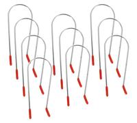 DINHEAROM Hot Curler Clips Stainless Steel Securing Pins 16Pcs 3.2Cm for Heated Hair Rollers Travel Hair Curling Tools Women