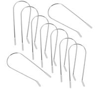 DINHEAROM Hot Roller Securing Clips Replacement 16Pcs Hot Curler Pin Clips with Roller Jaw Clamps Heat Resistant and Styling