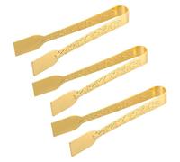 DINHEAROM Incense Burner Tools and Efficient with Stable Structure 3pcs Iron Middle Eastern Design Golden Accessories for Meditation and Party Decoration