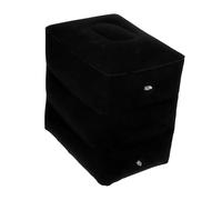 DINHEAROM Inflatable Footrest Pillow Adjustable Air Cushion for Airplane Office Travel Portable Leg Rest Stool for Comfortable Elevation and Versatile Use