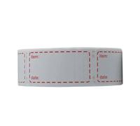 DINHEAROM Kitchen Writable Blank Stickers Roll 500pcs 2.5×5cm Food Storage Date Labels Removable Adhesive for Food Life Record and Kitchen Organization
