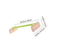 DINHEAROM Large Wooden Parrot Perch and Hen Standing Rack for Medium to Large Birds, Non-toxic Bird Cage Stand Rough Surface, Suitable for Rooster and Chicken Play and Training Random Style