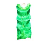 DINHEAROM Lengthened Gradient Silk Belly Dance Fan Bamboo Handheld Dance Accessory for Women for Performances Ethnic and