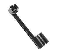DINHEAROM Lightweight Metal Crutch Holder for Wheelchairs and Mobility Scooters Portable Cane Mount Stand with Smooth Finish Easy Installation for Elderly Walking Aid Storage
