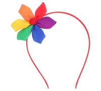 DINHEAROM Lightweight Rainbow Pride Headband with Unique Cloth Design, Resistant to Damage, for Pride Events and Festivals, Rainbow Colors Hair Accessory for Women