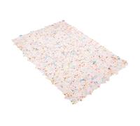 DINHEAROM Manicure Hand Rest Nail Art Table Pad Plastic Nail Art Mat with Sequin Cushion Not Easy to Deform and Home Use