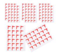 DINHEAROM Map Flag Stickers 12 Sheets Self-Adhesive Label Decals for Home and Office Organizing