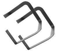 DINHEAROM Mattress Retainer Bar Black for Bed Frame for Bed Iron Non-slip Mattress Holder with Easy Installation Sturdy Slide Stopper