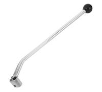 DINHEAROM Metal Quad Shift Lever with Ergonomic Grip for ATV and Buggy, Efficient Gear Transitions Hand Shifter Suitable for Outdoor Use and Wet Conditions, Sturdy Silver Beach Buggy Shift