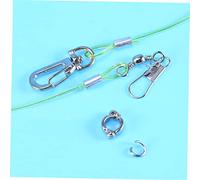 DINHEAROM Meters Adjustable Parrot Leash Elastic Flying Harness with Claw Ring for Outdoor Training Chew Resistant Steel Wire Rope Easy Wear for Bird Flight Exercise Random Color