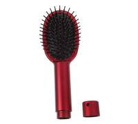 DINHEAROM Multi-purpose Hair Comb and Storage Box Secret Stash Function, Portable Red Hair Brush Case for Women, Safe Money Hiding Travel Accessory