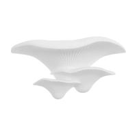 DINHEAROM Mushroom Reptile Ledge: Floating Shelf with Suction Cup - Betta Fish Hammock - Rest Platform Terrarium Tank Accessories for Wall Plants Decor Frog Habitats
