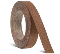 DINHEAROM Natural Birch Wood Veneer Edge Banding Strip for Cabinet Repairs Furniture Restoration Pre-finished Wood Grain Edging Tape for Seamless Trim and Protective Surface