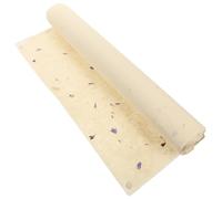DINHEAROM Natural Handmade Flower Petal Wrapping Paper Roll Made of Degradable Paper, Easy to Fold for Festival and Craft Wrapping, for Wedding and DIY Projects