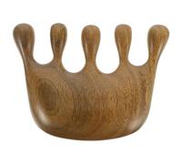 DINHEAROM Natural Sandalwood Wide Tooth Hair Comb for Scalp Massage and Hair Styling Tool for Men and Women Practical Salon Hairbrush for Relaxation and Headache Relief