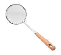 DINHEAROM Oil Strainer Spoon, Fine Mesh Strainer, Stainless Steel, 100 Mesh, Long Handle, for Restaurants and Daily Life