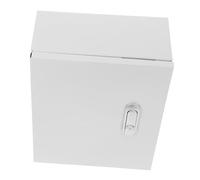 DINHEAROM Outdoor Stainless Steel Junction Box Electrical Enclosure Weatherproof Surface Mounted Control Cabinet with Thickened Construction and Long Lock for Home Power Distribution Safety
