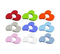 DINHEAROM Party Wine Glass Charms Silicone Cup Tags Cloud Shape Drink Identifiers Reusable Wine Cup Charm Decorations for Home Bar Entertaining 24Pcs Set