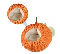 DINHEAROM Pet Hammock Hanging Bed Pumpkin Shape Small Warm Flannel
