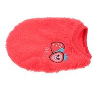 DINHEAROM Pet Rabbit Clothes Warm Winter Coat for Small Animals XS Strawberry Vest Soft Breathable Small Pet Costume Suitable for Dwarf and Lop Rabbits