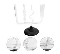 DINHEAROM Physics Teaching Equipment Experimental Apparatus for Mechanics Experiment with Glass and Plastic Materials, Simple Structure, Visually Display Working Status, for Students