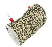 DINHEAROM Plush Cylinder Hamster Tunnel Creating A Warm and Comfortable Passage for Or for Small Pets like Hamsters and Chinchillas Suitable for Floor Or Car Use Floor Car Use