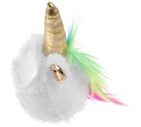 DINHEAROM Plush Reptile Unicorn Hat for Small Lizards, Colorful Soft Party Costume Accessory, Warm Decorative Pet Hat for Reptiles and Amphibians Random Color Random Color
