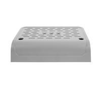 DINHEAROM Portable Cat Steps for Litter Box with Abs Material and Extra Resting Space Elevated Cat Ramp Suitable for Kitten Easy to Clean