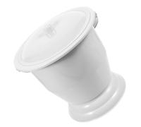 DINHEAROM Portable Chamber Pot with Cover Handheld Spittoon for Adults Lightweight Travel Toilet for Elderly Easy Clean Non Skid Design for Camping Home Use