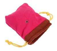 DINHEAROM Portable Hamster Carrier Bag Lightweight Pet Travel Pouch for Outdoor Trips Camping Sightseeing Practical Animal Storage Rosy
