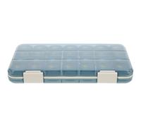 DINHEAROM Portable Medicine Organizer Box for Daily Medication Storage Made of Sturdy Pp and Abs with 28 Compartments Compact and Lightweight Pill Organizer for 7 Days