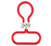 DINHEAROM Portable Red Bottle Carrying Handle Made of Sturdy Manganese Steel and PVC, Easy Lifting Tool for Bottles and Smooth Neck Fermentors, for Home Brewing and Wine Making