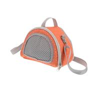 DINHEAROM Portable Small Animal Carrier Bag Lightweight Pet Travel Sling for Hamsters Squirrels and Chinchillas Spacious Breathable Mesh Design for Food and Water for Outdoor Adventures