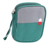 DINHEAROM Portable Small Medicine Bag for Travel Hiking Zipper Pouch for Emergency Supplies for Camping Office Home Use Compact Design for Easy Carrying