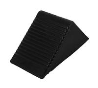 DINHEAROM Portable Tire Triangle Pad Rubber Wheel Chock Non-slip Stop Control for Car Truck Heavy-duty Loads with Built-in Handle Vehicle Tire Block